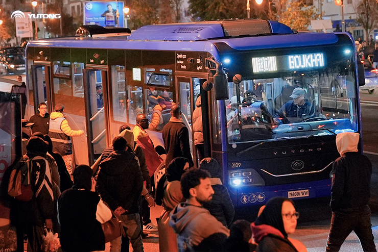 شركة Yutong Bus تنشُر 723 حافلةً لدعم البطولة الرياضية الدولية الأفريقية وتعزيز التنقّل الحضري في المغرب