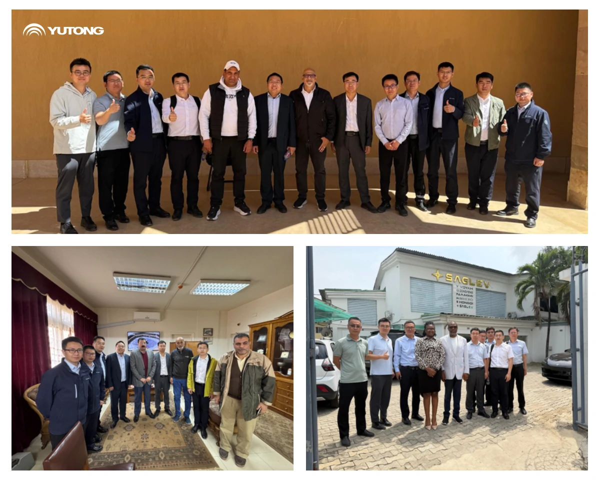 فريق يوتونج في إفريقيا يزور العملاء عبر القارة لتعميق التعاون المحلي مع بداية عام 2026